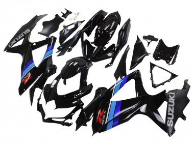 Carenados Moto Suzuki GSXR 600 / GSXR 750 2008-2010 - Negro Brillante Azul