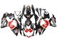 Carenados Moto Suzuki GSXR 600 / GSXR 750 2008-2010 - Negro Brillante Rojo Blanco Motul Lucky Strike