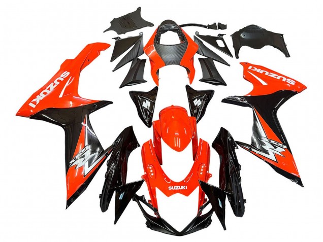 Kits Carenados Moto Suzuki GSXR 600 / GSXR 750 2011-2024 - Rojo Negro Brillante