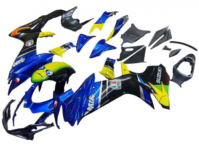 Carenados Moto Suzuki GSXR 600 / GSXR 750 2011-2024 - Azul Amarillo