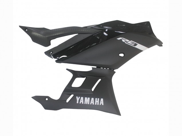 Carenados Moto Yamaha YZF R3/R25 2019-2021 - Negro Mate Plata