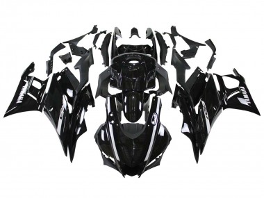 Carenados Moto Yamaha YZF R3/R25 2019-2021 - Negro Brillante Blanco