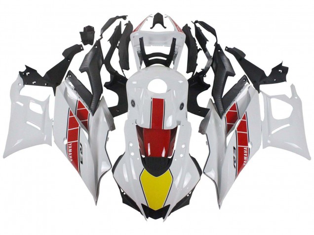 Carenados Moto Yamaha YZF R3/R25 2019-2021 - Blanco Rojo Amarillo Negro