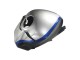 Carenados Moto Yamaha YZF R3/R25 2022-2024 - Negro FibraCarbono Estilo Plata Azul