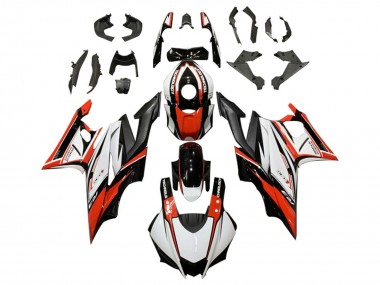 Kits Carenado Moto Yamaha YZF R3/R25 2022-2024 - Blanco Rojo Negro
