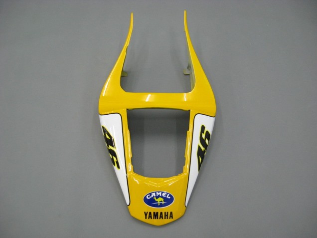 Carenados Moto Yamaha YZF 1000 R1 2000-2001 - Blanco Amarillo Azul Motul Camello