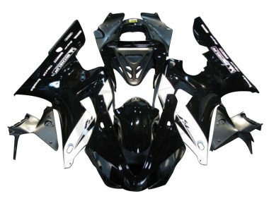 Carenados Moto Yamaha YZF 1000 R1 2000-2001 - Negro Brillante Blanco Michelin