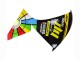 Carenados Moto Yamaha YZF 1000 R1 2012-2014 - Negro Brillante Amarillo Verde Azul Rojo RuedaColores