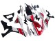 Carenado Moto Yamaha YZF 1000 R1 2020-2025 - Blanco Rojo Negro Brillante