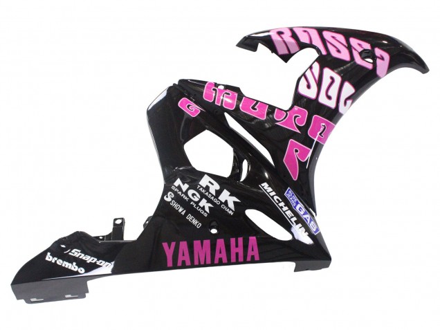 Carenados Moto Yamaha YZF R6S 2006-2009 - Amarillo Rosa Negro Brillante Rossi Repsol 46