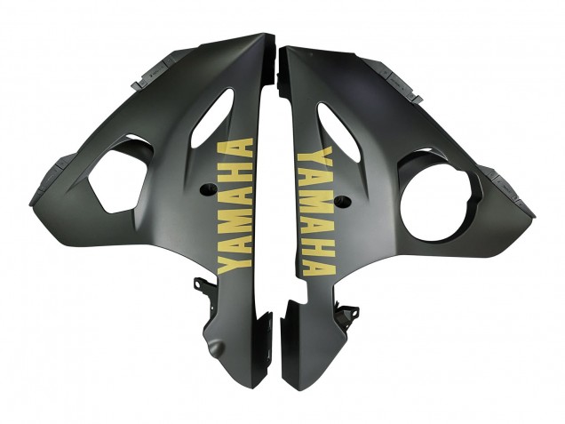 Carenados Moto Yamaha YZF 600 R6 2005 - Gris Negro Mate Oro