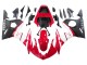 Carenados Moto Yamaha YZF 600 R6 2005 - Rojo Blanco Negro Mate