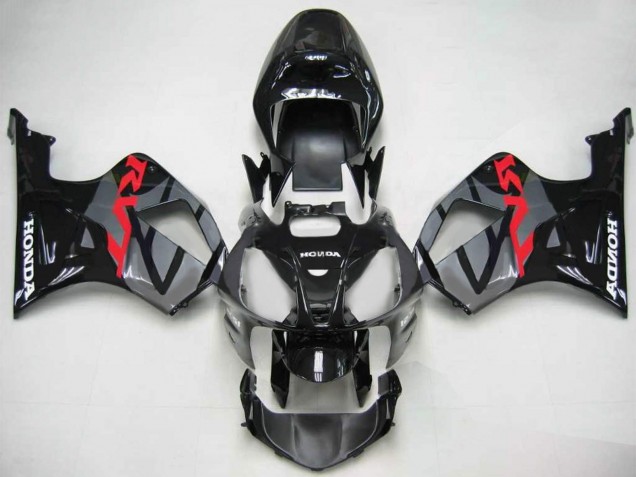 Carenados Moto Honda VTR1000 2000-2006 - Negro Brillante Gris