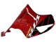 Carenados Moto Honda VTR1000 2000-2006 - Rojo Negro Raya Carrera