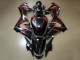 Carenados Moto Honda CBR650R 2021-2023 - Negro Brillante Rojo Raya
