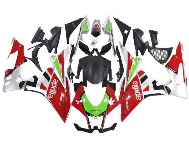 Carenados Moto Aprilia RSV4 1000 2016-2020 - Rojo Verde Plata Negro