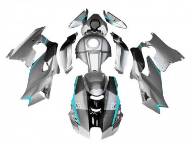 Carenados Moto Kawasaki ZX10R 2021-2025 - Plata Gris Negro Azul
