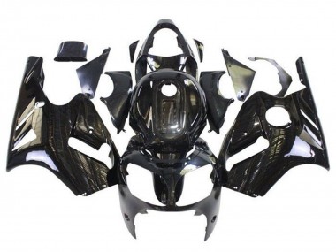 Carenado Moto Kawasaki ZX12R 2000-2001 - Negro Brillante