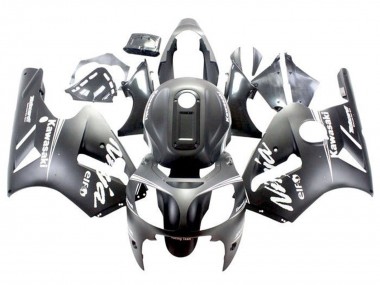 Carenados Moto Kawasaki ZX12R 2000-2001 - Negro Mate Blanco
