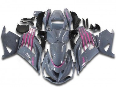 Carenados Moto Kawasaki ZX14R ZZR1400 2012-2024 - Nardo Gris Rosa
