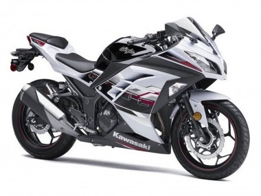 Carenados Moto Kawasaki EX300 2013-2024 - Blanco Negro Rojo Accents