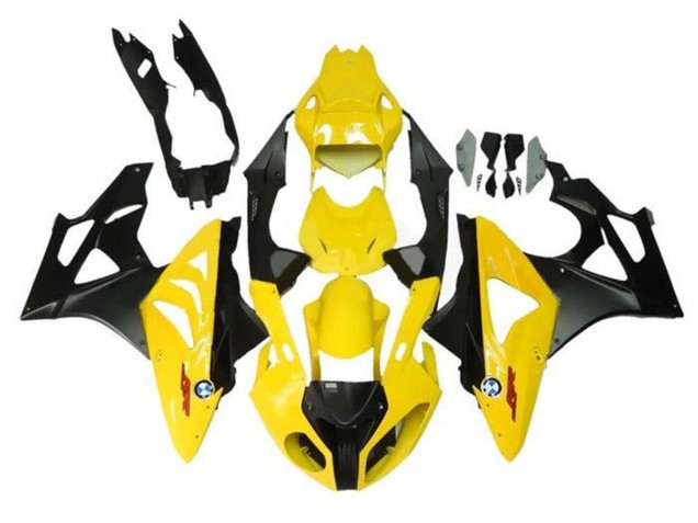 Carenados Moto BMW S1000RR 2009-2014 - Amarillo Negro Mate