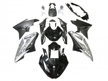 Carenados Moto BMW S1000RR 2015-2016 - Plata Negro Brillante Negro Mate