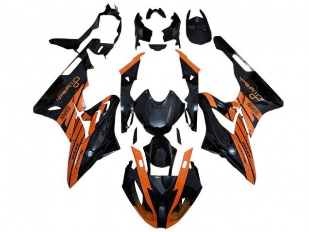 Carenado Moto BMW S1000RR 2015-2016 - Naranja Negro Brillante