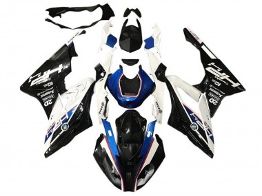 Carenados Moto BMW S1000RR 2017-2018 - Blanco Azul Negro Brillante HP