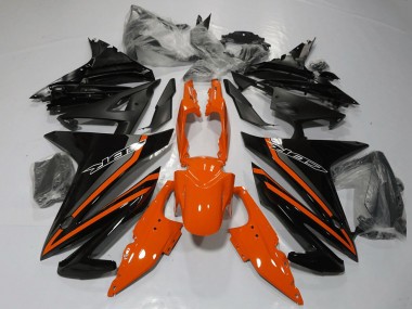 Carenados Moto Honda CBR500R 2016-2018 - Naranja Gris Negro Brillante