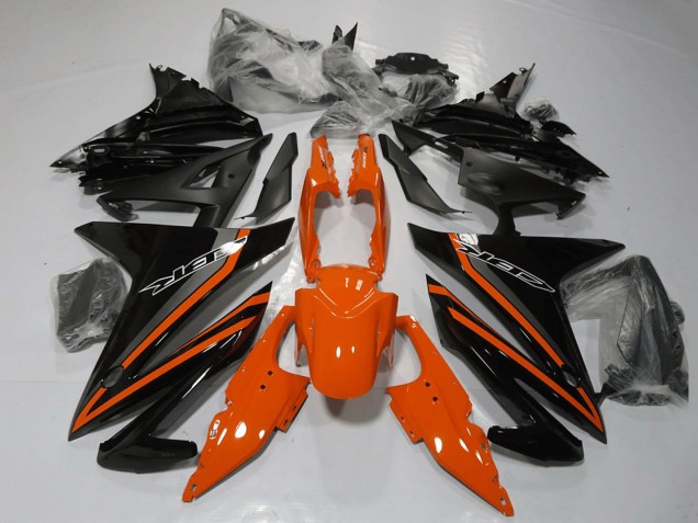 Carenados Moto Honda CBR500R 2016-2018 - Naranja Gris Negro Brillante