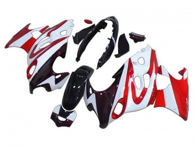 Carenados Moto Suzuki GSX600F/GSX750F 2004-2006 - Negro Brillante Blanco Rojo