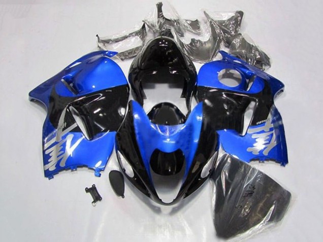 Carenados Moto Suzuki GSXR 1300 Hayabusa 1996-2007 - Azul Chrome Negro