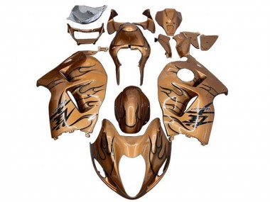 Carenados Moto Suzuki GSXR 1300 Hayabusa 2008-2020 - Bronze Negro Llama