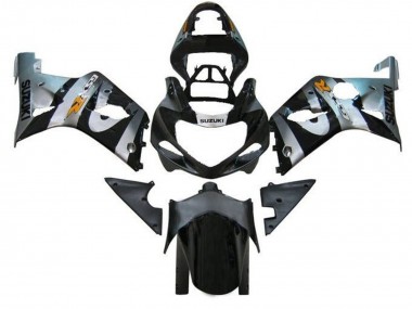 Carenados Moto Suzuki GSXR1000 2000-2002 - Plata Negro Naranja