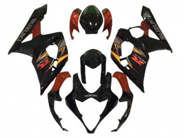 Carenados Moto Suzuki GSXR 1000 2005-2006 - Negro Rojo Amarillo Gris
