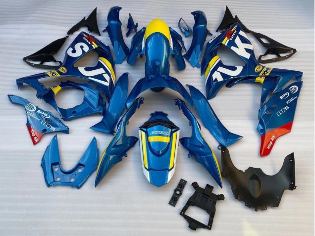 Carenados Moto Suzuki GSXR 1000 2009-2016 - Azul Amarillo Blanco Rojo