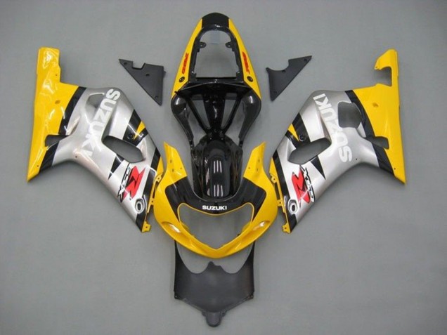 Carenados Moto Suzuki GSXR 600 / GSXR 750 2001-2003 - Amarillo Plata Negro Brillante Rojo