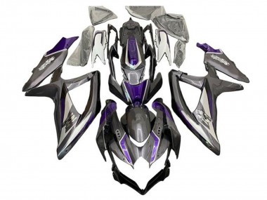 Carenados Moto Suzuki GSXR 600 / GSXR 750 2008-2010 - Plata Gris Púrpura