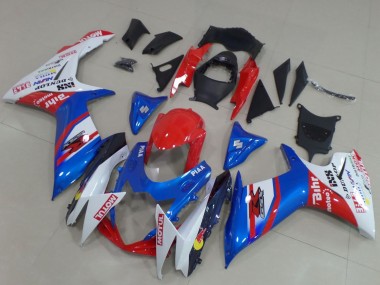 Carenados Moto Suzuki GSXR 600 / GSXR 750 2011-2024 - Azul Rojo Blanco