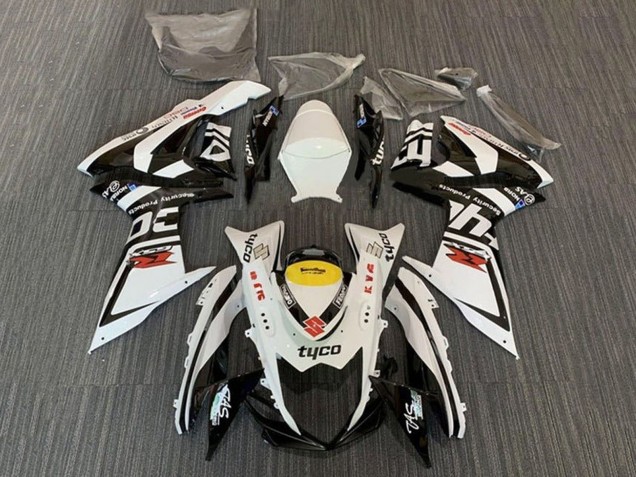 Carenados Moto Suzuki GSXR 600 / GSXR 750 2011-2024 - Blanco Negro Amarillo Rojo Tyco