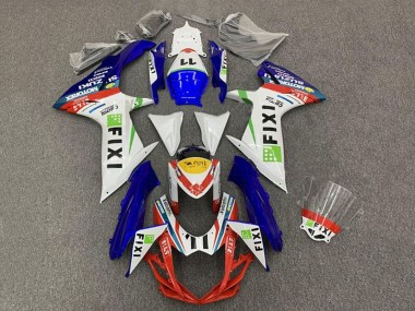 Carenados Moto Suzuki GSXR 600 / GSXR 750 2011-2024 - Blanco Azul Amarillo Rojo Verde Fixi 11