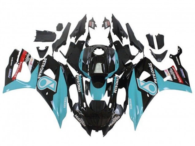 Carenados Moto Yamaha YZF R7 2021-2024 - Negro Azul Petronas
