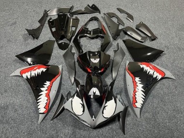 Carenados Moto Yamaha YZF 1000 R1 2012-2014 - Negro Brillante Blanco Rojo Tiburón