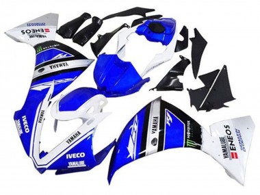 Carenados Moto Yamaha YZF 1000 R1 2012-2014 - Azul Blanco Negro Verde IVECO Yamalube Monstruo