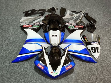 Carenados Moto Yamaha YZF 1000 R1 2012-2014 - Blanco Azul Negro Fimer Yamalube 90