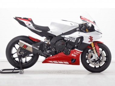 Carenado Moto Yamaha YZF 1000 R1 2015-2019 - Blanco Rojo Negro GYTR