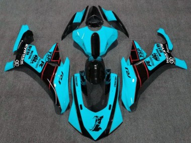 Carenados Moto Yamaha YZF 1000 R1 2020-2025 - Turquesa Azul Rojo Negro Brillante
