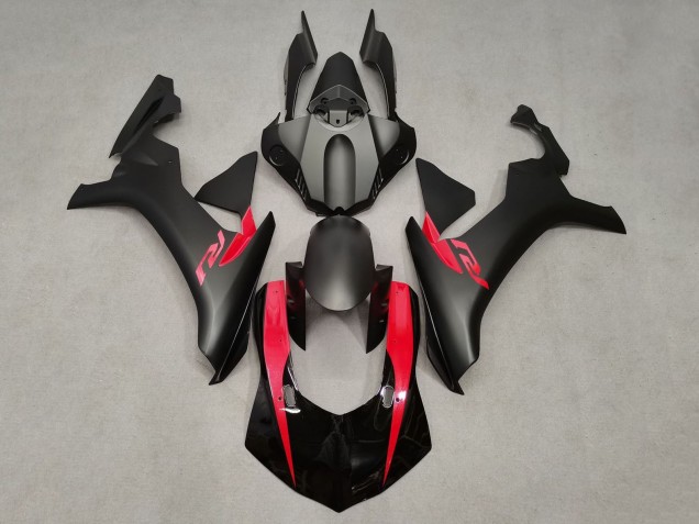 Carenados Moto Yamaha YZF 1000 R1 2020-2025 - Negro Brillante Negro Mate Rojo