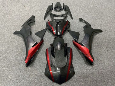 Carenados Moto Yamaha YZF 1000 R1 2020-2025 - Falso FibraCarbono Rojo